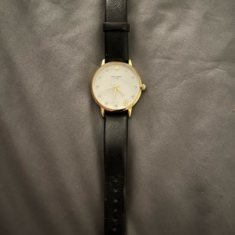 Kate Spade Metro Monogram Watch "B"